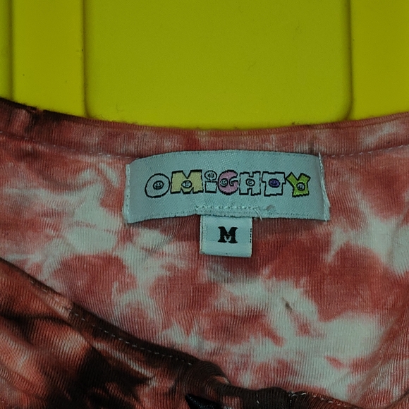 Omighty Pink and White Tie-Dye Top - Picture 4 of 5